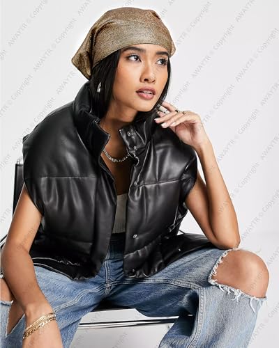 AWAYTR Y2K Hair Bandanas for Women Hair - 2Pcs Punk Head Wraps for Girls Hair Scarf Grunge Disco Head Cover - color: Shiny (Gold/Silver)