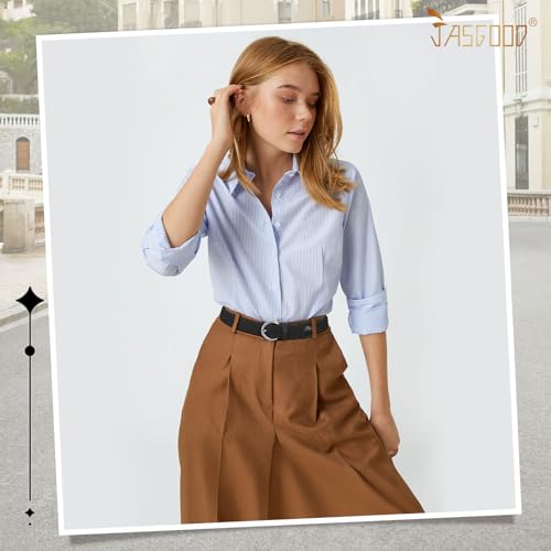 JASGOOD Women Men Braided Woven Elastic Stretch Waist Belt Golf Canvas Fabric Casual Belt for Jeans Pants - color: D-black, size: Fit Size 24"-27"