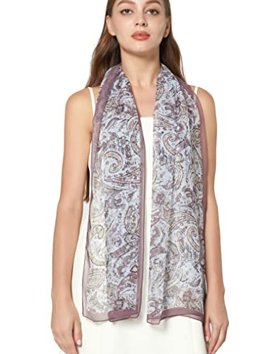 PANTONIGHT Long Chiffon Fashion Scarf Lightweight Chiffon Sheer for women - color: No.788