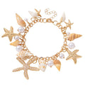 Waeceip Beach Ankle Bracelets For Women Summer Boho Anklets For Women Seashell Beaded Anklets Summer Jewelry Beach Vacation Accessories - color: starfish with 1