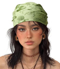 21"x21" Soft Cotton Bandana for Men and Women Unisex Head Wrap Scarf Headband Face Mask for Outdoor - color: Qm-green Birdland