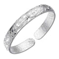 Sterling Silver Bangle Bracelets for Women,Fashion Jewelry Simple Adjustable 925 Silver Cuff Bangles for Women Mom Wife Valentine Mothers Day Gift - color: style-6