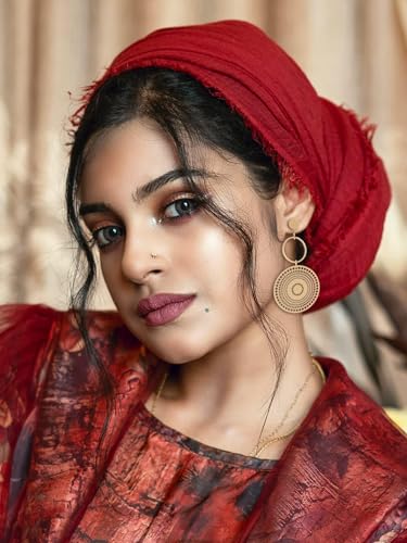 Boho Earrings for Women Trendy Gold Dangle Earrings Vintage Bohemian Indian Country Jewelry Gifts Boho Dress Chic Clothing - color: A1:gold boho earrings