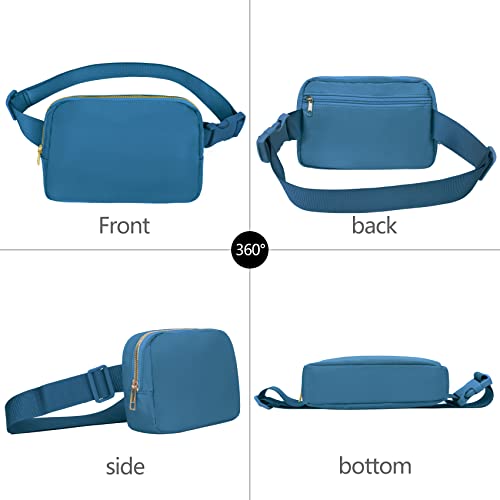 VOROLO Fanny Pack For Women And Men Crossbody Bag Belt Bag with Adjustable Strap Graduation Gifts Blue - color: Blue, style: 1 Pack Fanny Pack