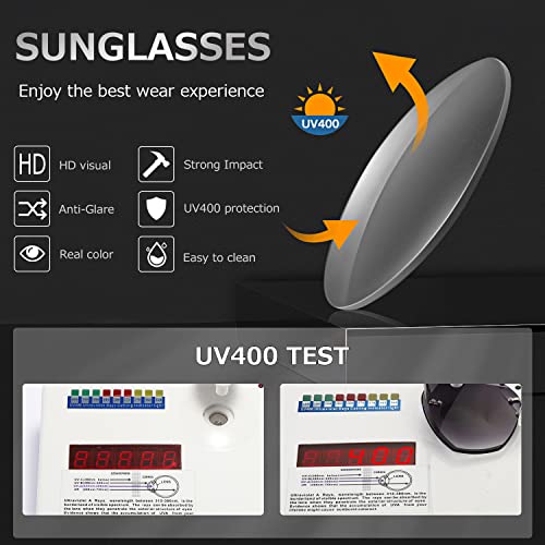 AEVOGUE Sunglasses For Women Oversized Rimless Diamond Cutting Lens Sun Glasses AE0534 - color: Silver&gray