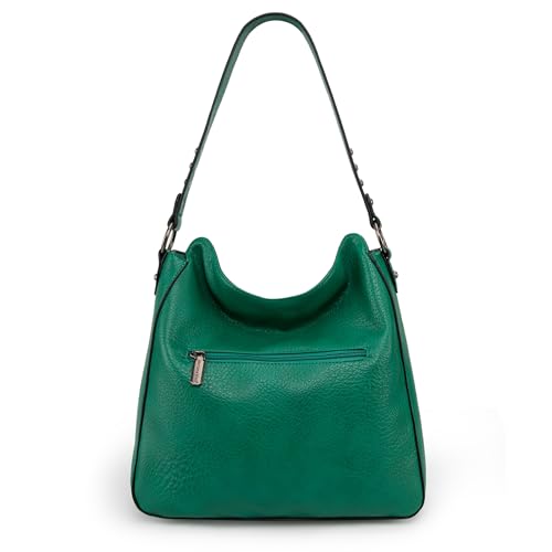 Montana West Hobo Bag for Women Crossbody Purse and Handbags Ladies Chic Shoulder Bags - color: Jade Green