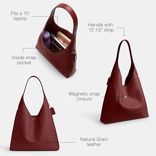 COACH Brooklyn Shoulder Bag 39 - color: B4/Dark Ruby