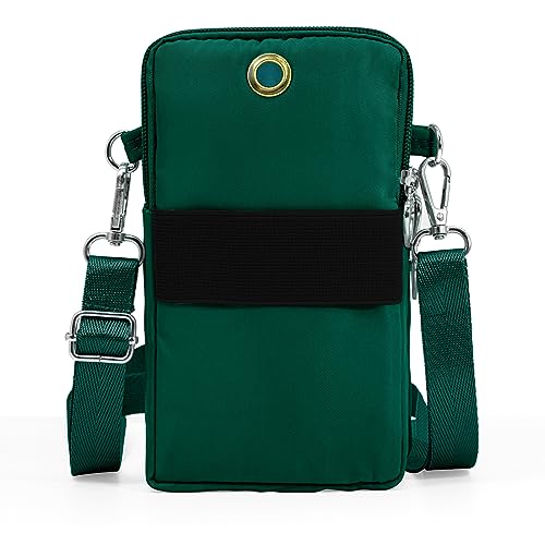 BIAOTIE Lightweight Small Crossbody bags Cell Phone Purses Travel Pouch Shoulder Bag for Women - color: Dark Green