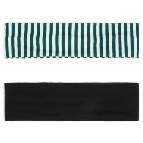 TERSE Headbands for Women Short Hair Striped Headbands Non Slip Elastic Sweat Hairbands Soft Fabric Hairbands Workout Yoga Running Sport Hair Accessories - color: Headbands Color-Xmas Set 3