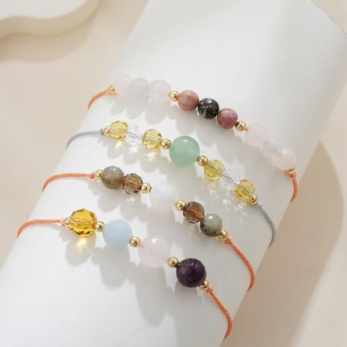 Empath Anxiety Calming Protection Bracelets Gifts for Her, Natural Healing Natural Stone Beaded Bracelet Healing Bracelets Jewelry for Women - color: Pregnancy