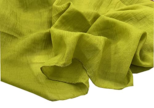 woogwin Women's Cotton Scarves Lady Light Soft Fashion Solid Scarf Wrap Shawl - color: Armygreen