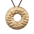 JAOYU Boho Necklace for Women Large Pendant Necklace Boho Long Choker Leather Gold Necklace Vintage Earthy Jewelry Trendy - style: Boho Long Pendant Necklace