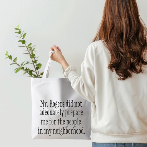 Motivational Canvas Tote Bag,Positive Affirmation Gifts for Women Men Reusable Grocery Shopping Tote Bag Purse - color: White