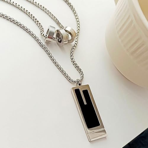 Gold Necklaces for Women Gifts - 14K Gold Plated Necklace for Women Necklaces for Her Tiny Fashion Jewelry for Teens，for Women Friends Jewelry Gifts，Necklace Gold Jewelry Birthday Gifts - style: Double layered chain necklace silver