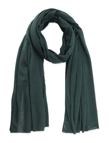 vabovin Head Wraps for Black Women Stretch Jersey Knit Turban Headwrap Solid Color Headscarf Headband Shawl - color: 33- Chrome Green