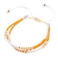 SUMMER LOVE Boho Bohemian Beaded Anklet Bracelets for Women Unique Colorful Pretty Beach Anklet,Handmade - color: Color 7#