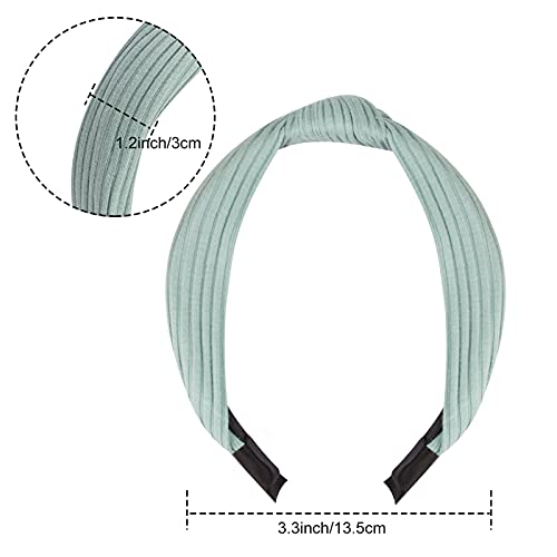 VELSCRUN 12 Pack Boho Headbands for Women and Girls - Wide Hair Accessories, Gift Set - color: headbands 09