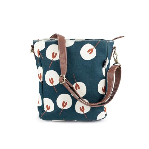 MAIKA Recycled Canvas City Sling Crossbody Bag - color: Tansy