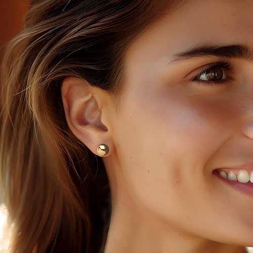 12 Pairs Chunky Gold Hoop Earrings for Women Trendy, Gold Plated Lightweight Hypoallergenic Stack, Thick Open Twisted Huggie Hoops Earring Set - color: 12 Pairs Gold Chunky