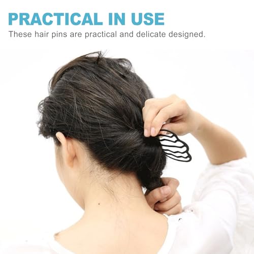 CoguZed 7-Piece Metal Hair Forks Set – U-Shaped chignon hair pin for Thick & Fine Hair, Chignon & French Twist Updo Accessories