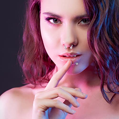 104pcs Piercing Kit 14G16G Ear Lip Septum Eyebrow Nipple Body Self Jewelry