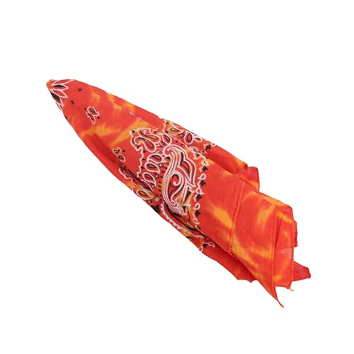 Motique Accessories Modern Tie Dye Bandana - color: Orange