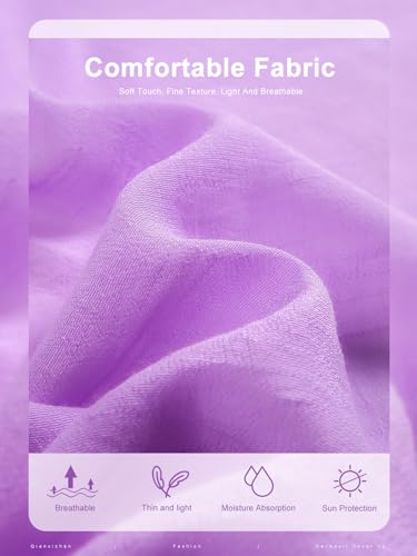 QIANXIZHAN Women's Swimsuit Cover Up,Beach Sarong Wrap Bottom Coverup for Women Short Skirt - color: Tassels Purple