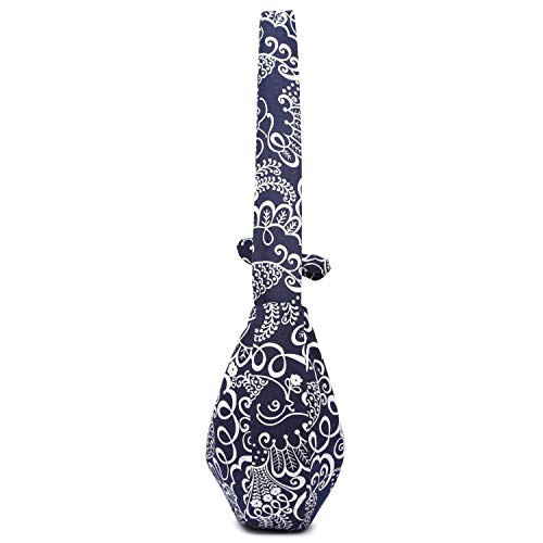 Women Hippie Crossbody Bag cloth boho Sling Bag Canvas Bohemian Hobo Hand Bags - color: Blue