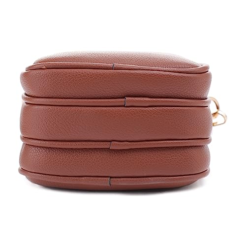Mali+Lili, Josie Triple Zip Crossbody Bag - color: Brown
