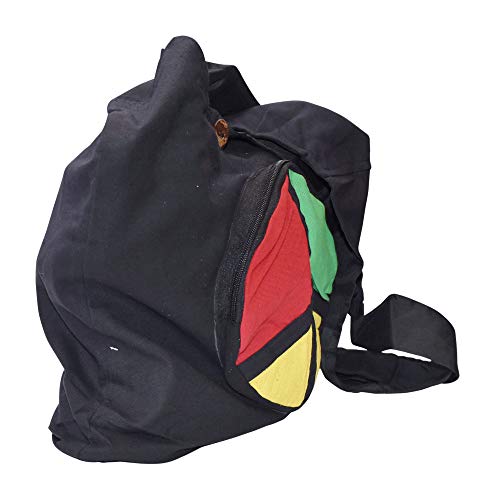 Mandala Crafts Hippie Bag, Large Boho Hobo Purse for Women, Crossbody Shoulder Sling Bags for Indie Style Bohemian Accessory - style: Rasta Peace