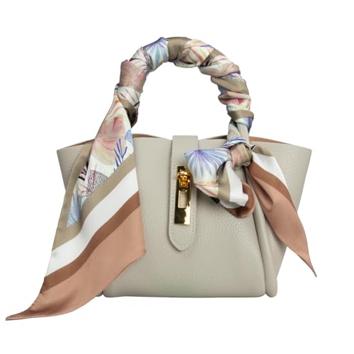 RIIQIICHY Hair Scarf for Women Like Silk Scarves Headband Neck Scarfs Twilly Purse Accessories - color: C018