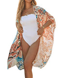 Breezy Lane Kimonos for Women Swimsuit Coverups Beach Cover Up Swimwear Cardigan Summer - color: Blocks a