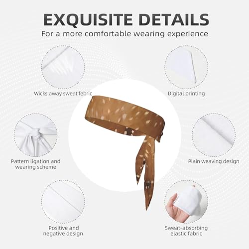 Sports Head Tie Westie Dogs Beach Summer Tropical Tie Sweatband Headband Men Women Elastic Bandana Adjustable Non-Slip Moisture Wicking for Running Football Yoga Workout Athletic Hair Ninja Head Band - color: Animal Hair Pattern