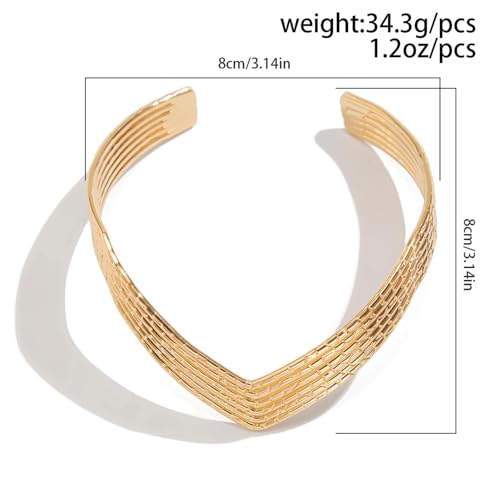 Long tiantian Gold Arm Cuff Upper for Women Bangle Bracelets Upper Arm Cuff Bracelet Trendy Armband Beach Jewelry Trendy Stuff Gifts - color: C2:gold Arm Cuff