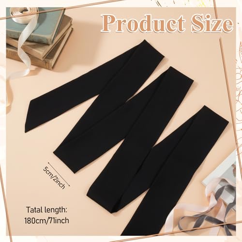 Chiffon Sash Belt, Long Satin Ribbon Scarf Belt, Self Tie Waist Bow Tie Belts for Women Dresses Bridal Wedding
