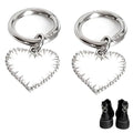 2pcs Shoe Charm Chain,Punk Silver Star Boot Chains for Women,Gilrs,Shoelace Jewelry Chain Charms,Handbag Chain,Shoe Charms Accessories for Sneakers,Doc Martens,Casual Shoes,Bag,Keychain