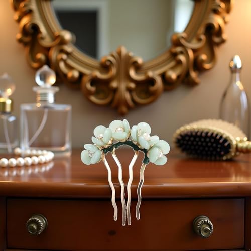 Vintage Style U Shaped Hair Clip, hair Bun Fork Sticks Side Comb, 4 Prong Accessory