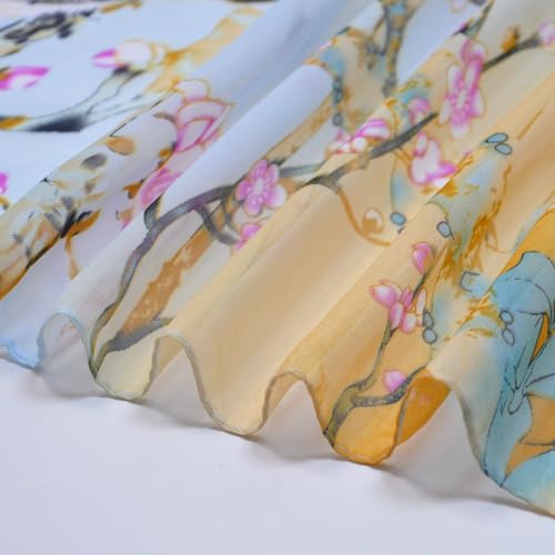 Boho Scarf for Women Lightweight Summer Scarves Fashion Shawl Wrap - color: H07