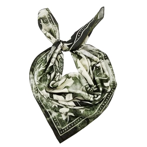 Large Cotton Bandana Lightweight Head Hair Scarf Headbands Wraps Cover Handkerchiefs for Women Men 25 x 25 inch - color: Rt13