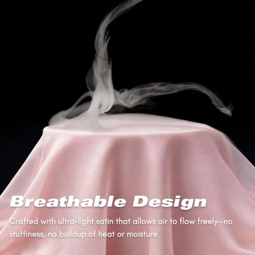 Bonnet for Braids, Braid Bonnets for Sleeping Women, Long Hair for Women, 2 in 1 Hair & Braids Protection - color: Nude Pink
