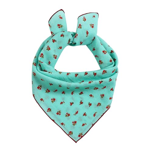 STARWHISPER Multicolored 22''x22'' Cotton Bandana for Women and Men Multi-purpose Headband Hair Scarf Protective Coverage - color: D5