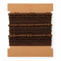 12pcs Boho Hair Tie Bracelets, Hair Ties for Women, Elastic Hair Ties, Hair Bands for Ponytails (Brown) - color: Brown