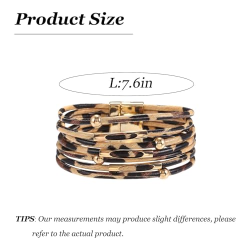 Long tiantian Boho Leather Wrap Bracelets Western Bracelets for Women Stackable Starfish Crystal Pearl Turquoise Leather Bracelet With Clasp Jewelry Gifts Boho Dresses - color: B10:WHITE Bracelet