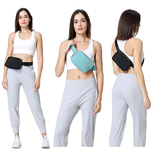 VOROLO Fanny Pack For Women And Men Crossbody Bag Belt Bag with Adjustable Strap Graduation Gifts Light Blue - color: Light Blue, style: 1 Pack Fanny Pack