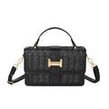 Straw Crossbody Bags for Women Summer Straw Clutch Bag Woven Beach Purse Vacation Handbags | Straw - color: A Black