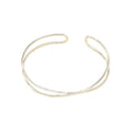 Dainty Arm Cuff Bracelet for Women Gold/Silver Adjustable Upper Arm Cuff Layered Bangle Bracelet Open Knot Bracelet Summer Beach Charm Fashion Jewelry - color: Silver Circle
