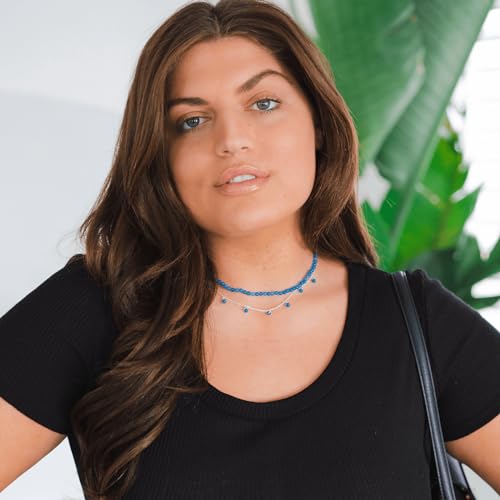 Lotus and Luna 7 Chakra Necklace for Women - Healing Crystal Necklace with Genuine Stones (Master Healer) to Bring Balance and Healing to Mind and Body - Handmade Jewelry Gift - style: Nirvana