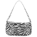 Loiral Small Purse for Women, Retro Classic Tote HandBag Shoulder Bags Clutch Purse - color: Zebra