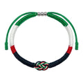 LAMIBEE Infinity Country Pride, Country Flag Code Bracelet, Protection and Lucky Sufer String Bracelet, Tibetan Wrist Wrap Bracelet, Boho Style Rope Bracelet for Women, Men, String Thread Bracelets - style: Palestine