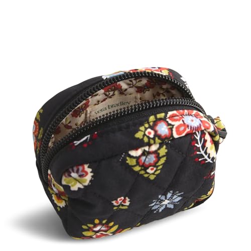 Premium Cotton Zip Earbud Bag Charm - color: North Star Sky